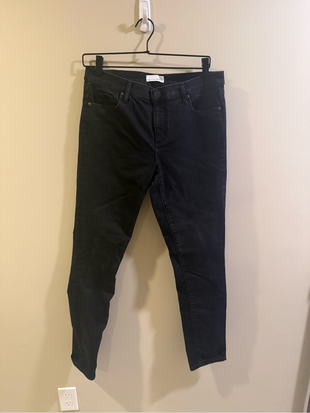 LOFT Black Modern Skinny Jeans